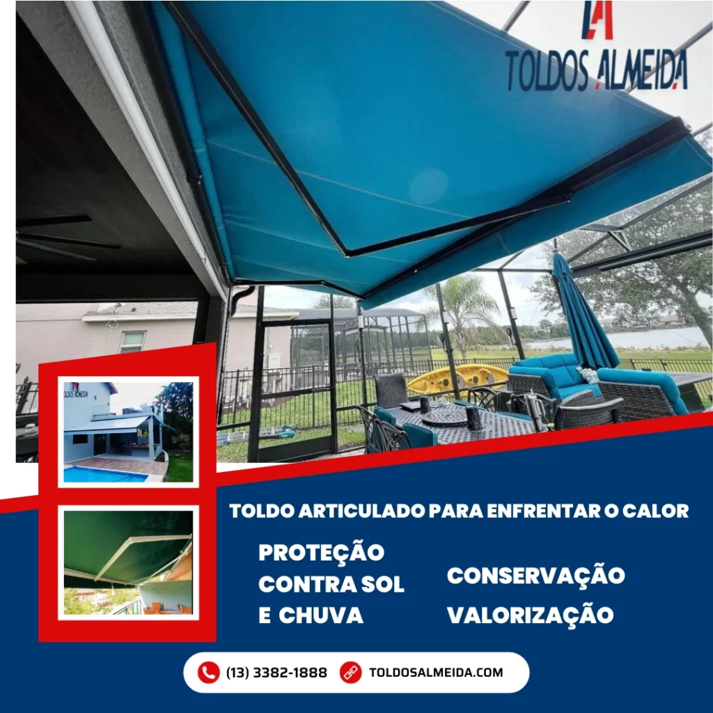 Toldo Articulado para Enfrentar o Calor em Guarujá